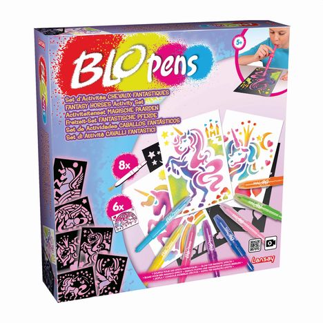 Blopens Sprühstifteset Einhorn, Spiele