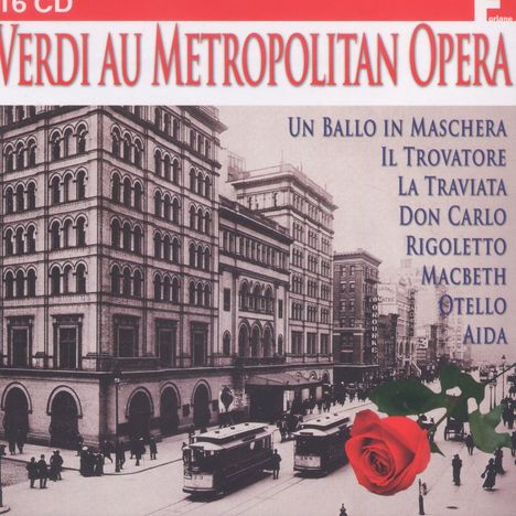 Giuseppe Verdi (1813-1901): Verdi au Metropolitan Opera (8 Operngesamtaufnahmen), 16 CDs