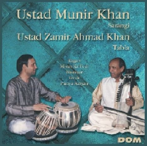 Ustad Munir Khan: Sarangi, CD