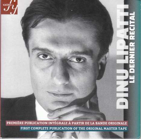 Dinu Lipatti - Le dernier recital, CD