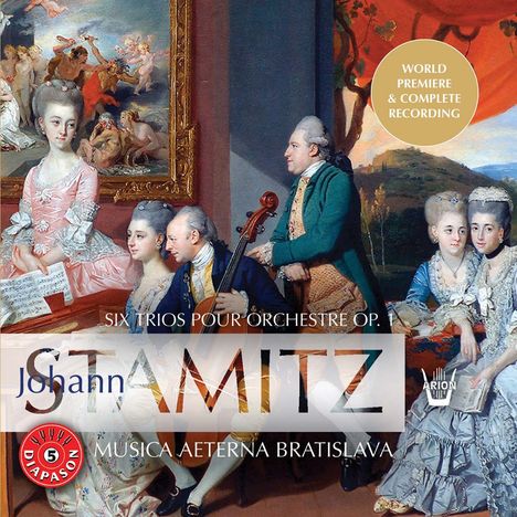 Johann Stamitz (1717-1757): Orchestertrios op.1 Nr.1-6, CD