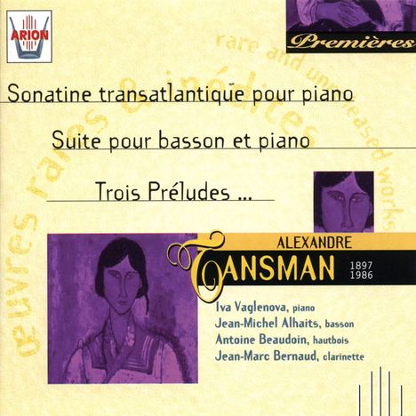 Alexandre Tansman (1897-1986): Sonatine Transatlantique für Klavier, CD