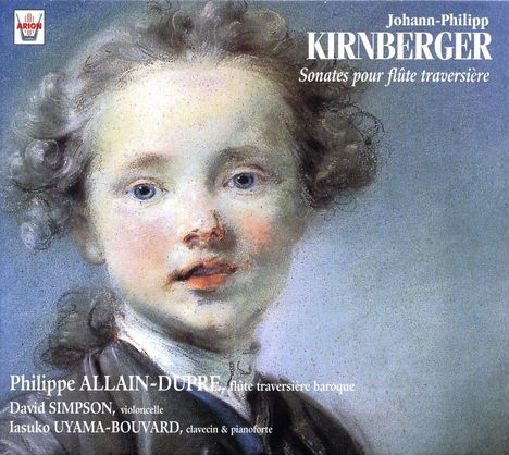 Johann Philipp Kirnberger (1721-1783): Sonaten für Flöte &amp; Bc C-Dur,F-Dur,G-Dur,G-Dur,g-moll,B-Dur, CD