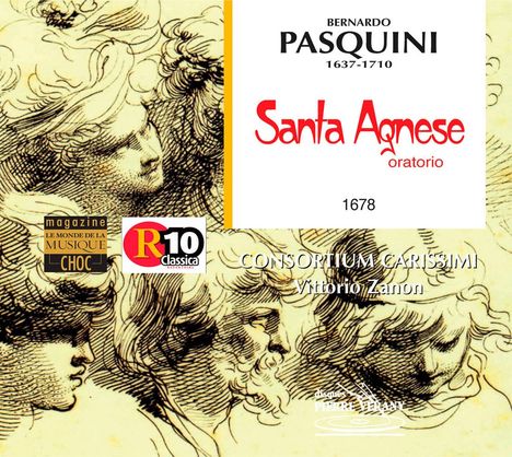 Bernardo Pasquini (1637-1710): Oratorio de Sainte Agnes, 2 CDs