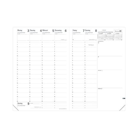 Kalendereinlage Minister 2022, Kalender