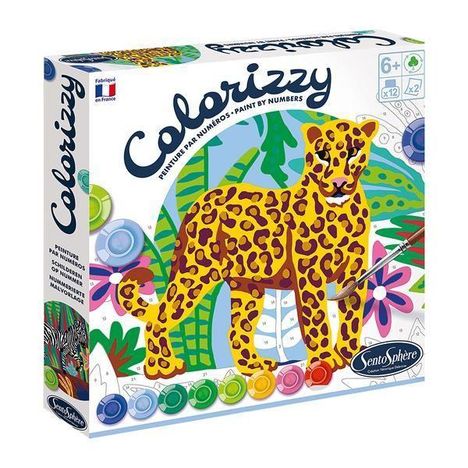 Colorizzy Malen nach Zahlen - Zebra und Leopard, Spiele