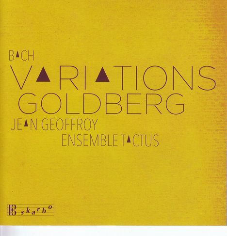 Johann Sebastian Bach (1685-1750): Goldberg-Variationen BWV 988 für Percussion, CD