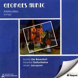 Georges Auric (1899-1983): Lieder, CD