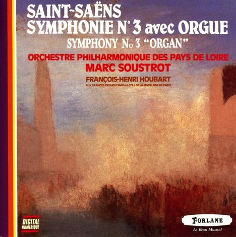Camille Saint-Saens (1835-1921): Symphonie Nr.3 "Orgelsymphonie", CD