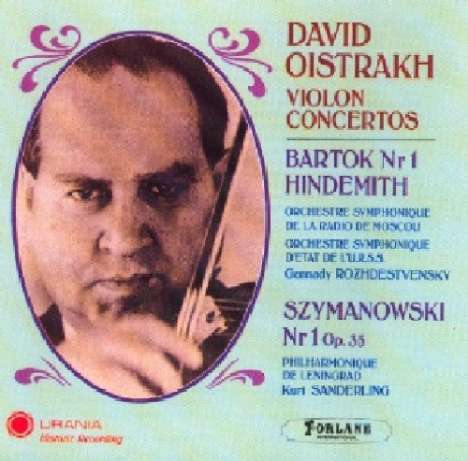 Paul Hindemith (1895-1963): Violinkonzert (1939), CD