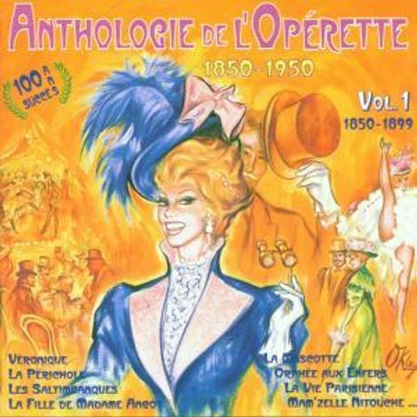 Anthologie de l'Operette Vol.1 (1850-1899), CD