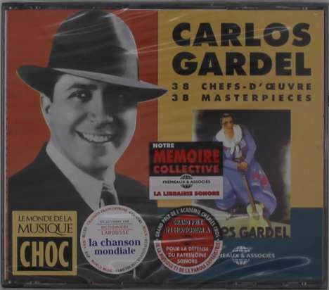 Carlos Gardel (1890-1935): 38 Masterpieces, 2 CDs