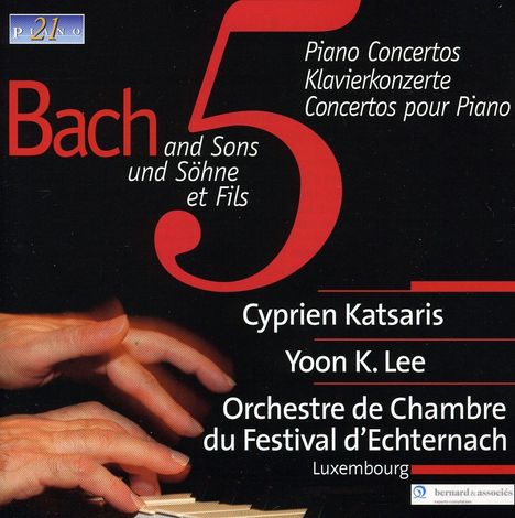 Cyprien Katsaris  - Bach und Söhne, CD