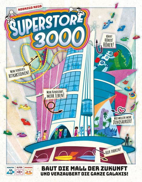 Rodrigo Rego: Superstore 3000, Spiele