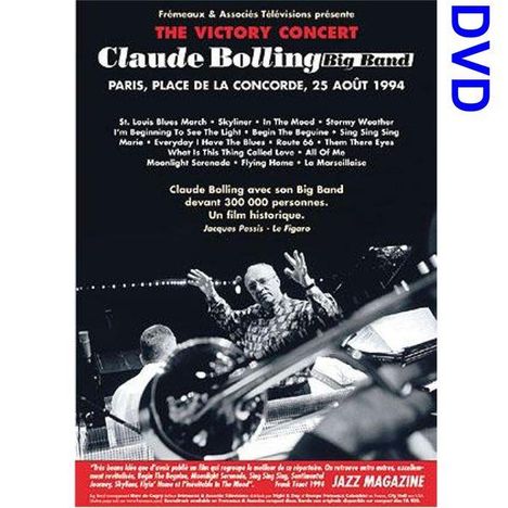 Claude Bolling (1930-2020): The Victory Concert, Paris - 25.08.1994, DVD