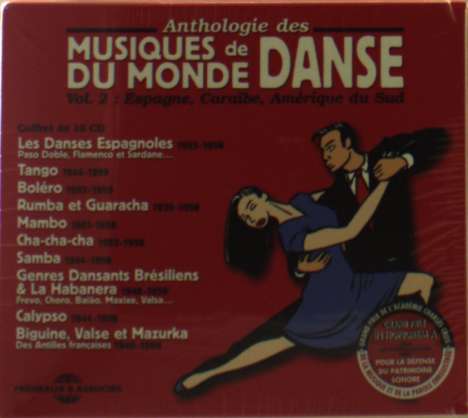 Anthologie Des Musiques De Danse Du Monde Vol.2: Espagne, Caraibe, Amerique Du Sud, CD