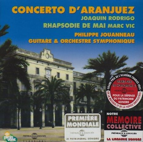 Joaquin Rodrigo (1901-1999): Concierto de Aranjuez für Gitarre & Orchester, CD