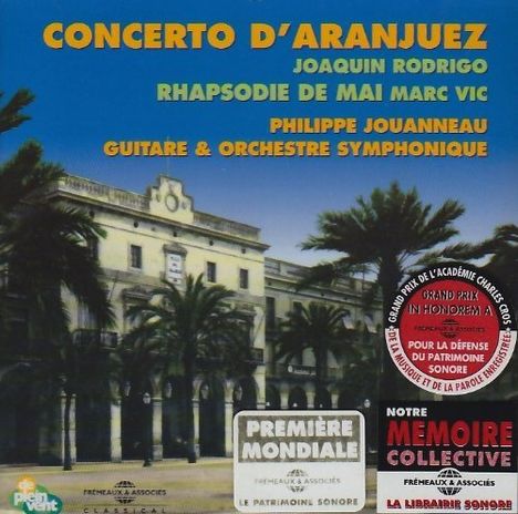 Joaquin Rodrigo (1901-1999): Concierto de Aranjuez für Gitarre &amp; Orchester, CD