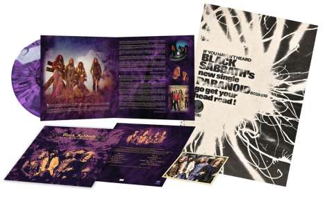 Black Sabbath: Live In Brussels, Belgium 1970 (180g) (Limited Handnumbered Edition) (Purple Marbled Vinyl), LP