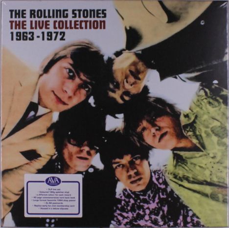 The Rolling Stones: The Live Collection 1963-1972 (180g) (Limited Edition Box Set) (Colored Splatter Vinyl), 5 LPs