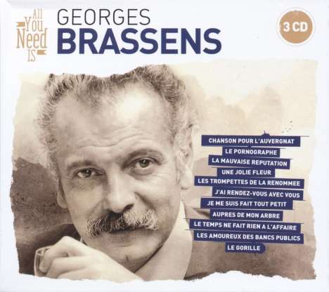 All You Need is: Georges Brassens, 3 CDs