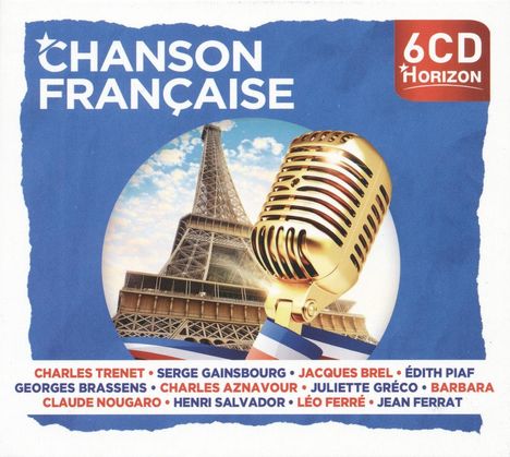 Chanson Française  (Horizon Edition), 6 CDs