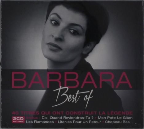 Barbara (1930-1997): Best Of Barbara: 40 Titres Qui Ont Construit La Légende, 2 CDs