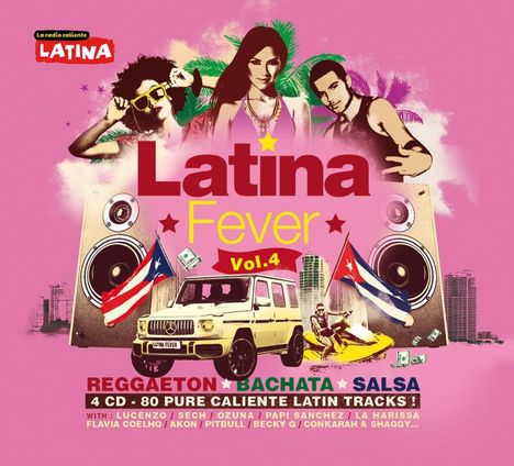 Latina Fever 4, 4 CDs