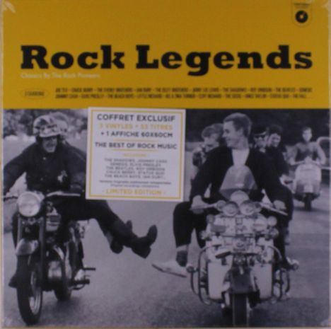 Rock Legends (remastered) (Limited Edition), 3 LPs