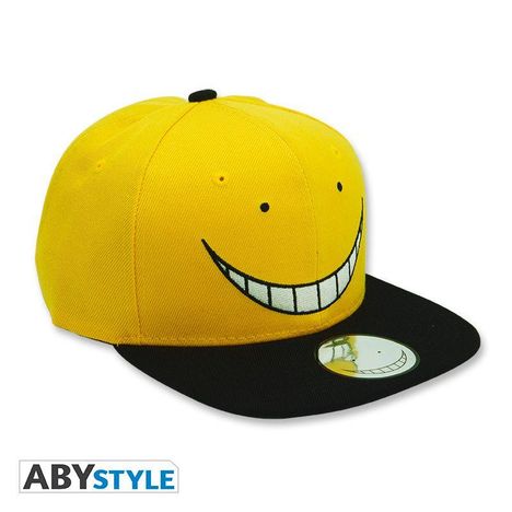 ASSASSINATION CLASSROOM - Snapback Cap - Black & Yellow - Koro, Diverse