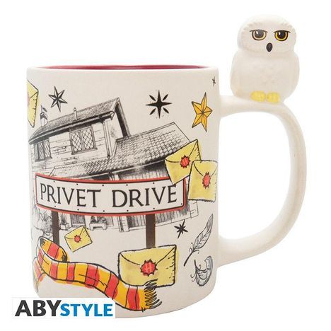 HARRY POTTER - 3D MUG Hedwig on the Handle, Diverse