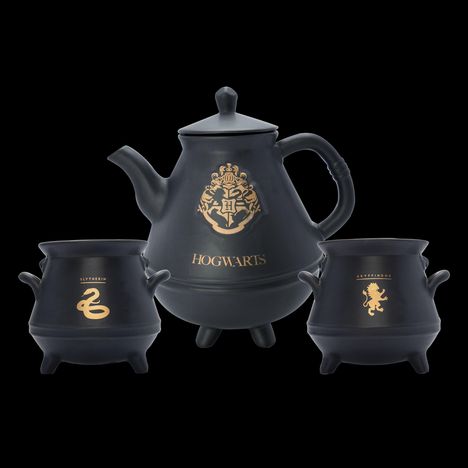 Harry Potter Teekanne mit Hogwarts-Kessel-Set, Diverse