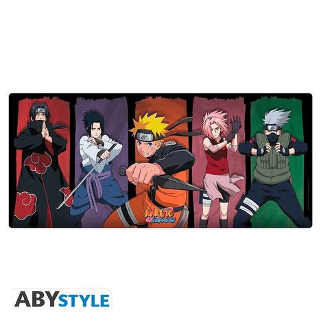 NARUTO SHIPPUDEN - Mousepad XXL - Group, Diverse
