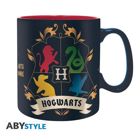 HARRY POTTER - Mug - 460 ml - Houses - cardboard box, Diverse