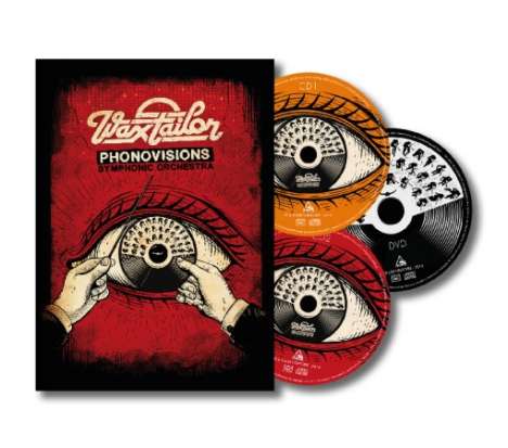 Wax Tailor: Phonovisions Symphonic Orchestra: May 9 &amp; 10, 2014 At Sebastopol Theatre In Lille, France (Collector's-Edition), 2 CDs und 1 DVD