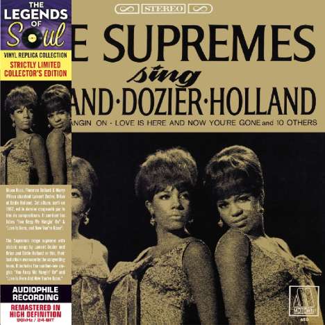 The Supremes: Sing Holland-Dozier-Holland (Papersleeve), CD