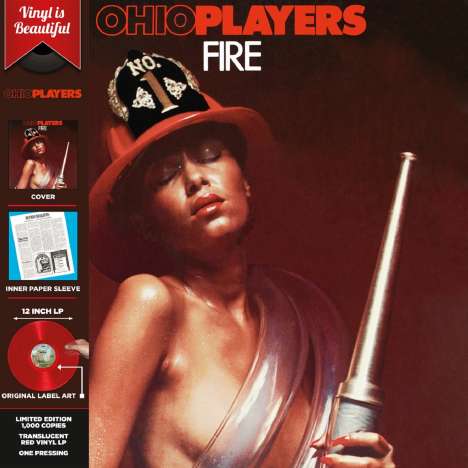Ohio Players: Fire (Limited Edition) (Translucent Red Vinyl), LP