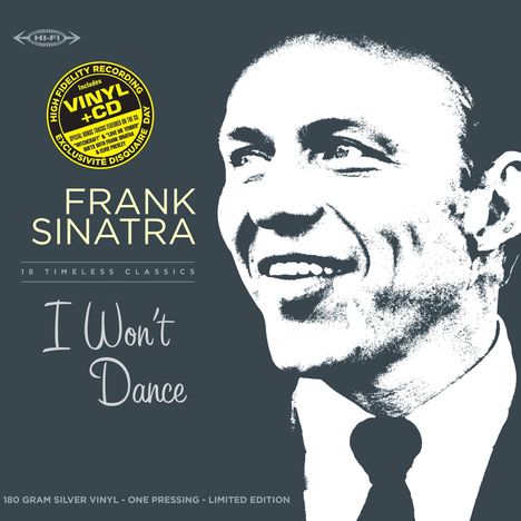 Frank Sinatra (1915-1998): I Won't Dance (remastered) (180g) (Limited Edition) (Silver Vinyl), 1 LP und 1 CD