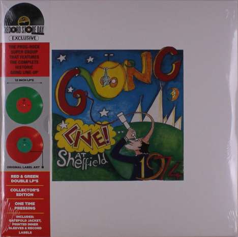 Gong: Live! At Sheffield 1974 (Collector's Edition) (Red &amp; Green Vinyl), 2 LPs