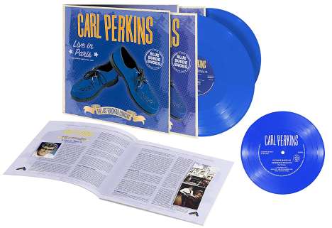 Carl Perkins (Guitar): Live In Paris (Blue Vinyl), 2 LPs