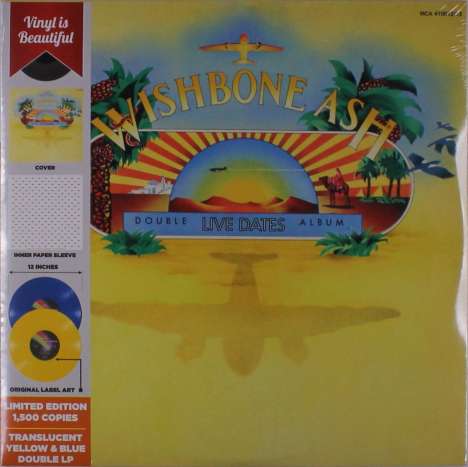Wishbone Ash: Live Dates (Limited Edition) (Translucent Yellow &amp; Blue Vinyl), 2 LPs