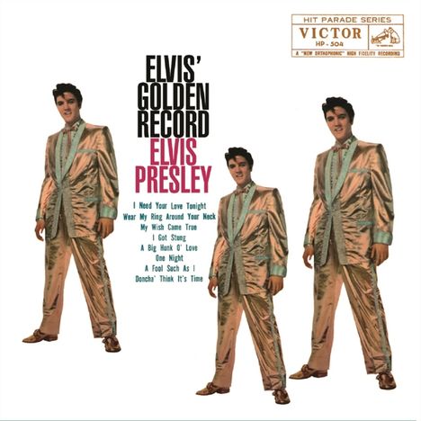 Elvis Presley (1935-1977): Elvis' Golden Record (Limited Edition) (Translucent Violet &amp; Opaque Golden Vinyl), Single 10"