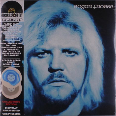 Edgar Froese: Ages (RSD) (remastered) (Color In Color Effect Vinyl), 2 LPs