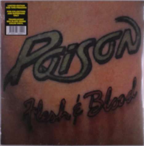 Poison: Flesh &amp; Blood (Limited Edition) (Transparent Sea Glass Green Vinyl), LP