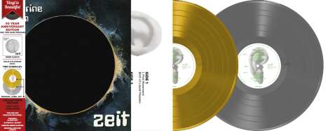 Tangerine Dream: Zeit (Limited 50th Anniversary Edition) (Clear Gold &amp; Silver Vinyl), 2 LPs