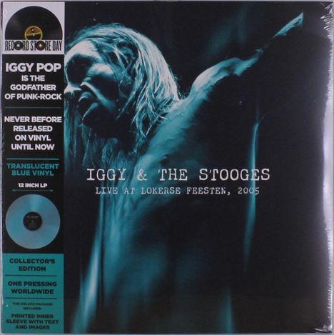 Iggy Pop: Live At Lokerse Feesten 2005 (RSD) (Collector's Edition) (Translucent Blue Vinyl), LP