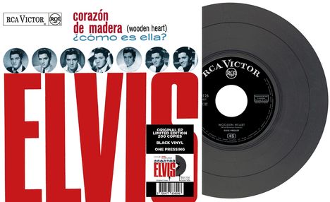 Elvis Presley (1935-1977): Corazon De Madera (Wooden Heart) (Limited Edition), Single 7"