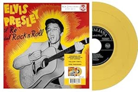 Elvis Presley (1935-1977): Il Re Del Rock'N'roll (Yellow Vinyl), Single 7"