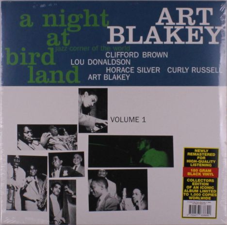Art Blakey (1919-1990): A Night at Birdland Volume 1 (remastered) (180g) (Limited Collectors Edition), LP