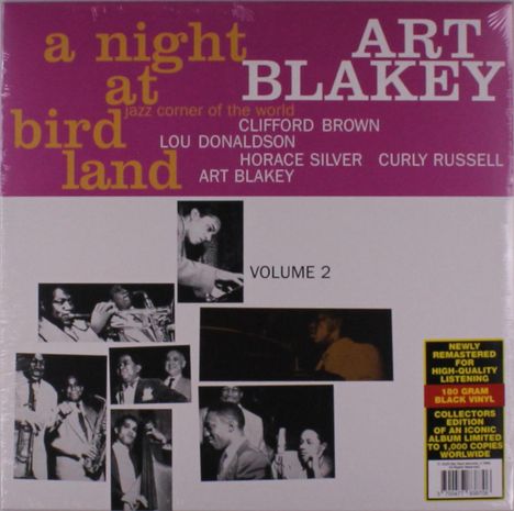 Art Blakey (1919-1990): A Night at Birdland Volume 2 (remastered) (180g) (Limited Collectors Edition), LP